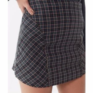 UO Olympia Plaid Mini Skirt